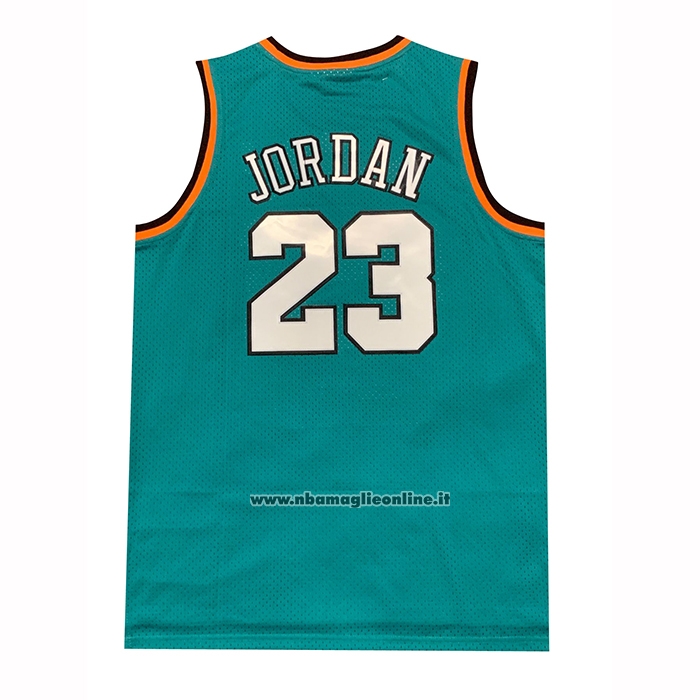Maglia Chicago Bulls Michael Jordan No 23 Mitchell & Ness 1997-98 Verde1
